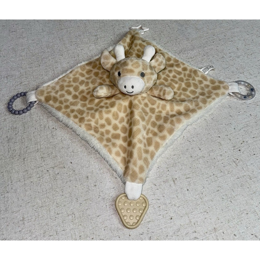 Dream‎ Gro Giraffe Activity Baby Blanket Lovey Teether Rattle Plush Dreamgro